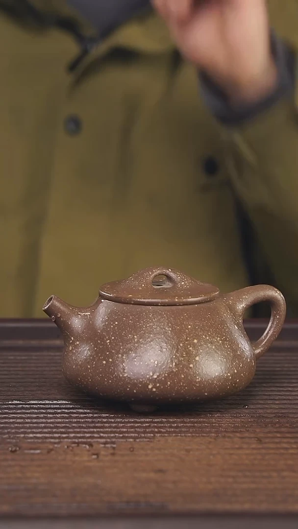 【闪购商品】紫砂茶壶180cc顾氏手工紫砂