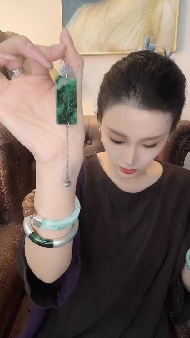 颈饰未镶嵌翡翠温*翡翠E483