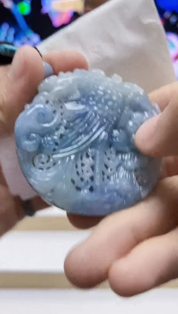 未镶嵌定制翡翠-毛货挂件19