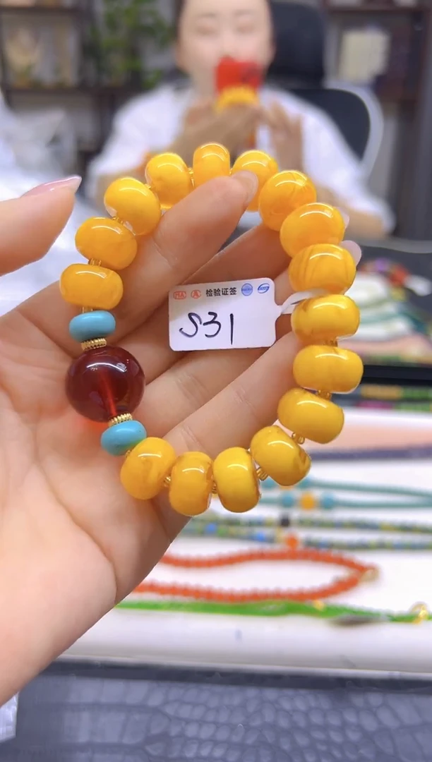 手链蜜蜡未镶嵌DIY款S31