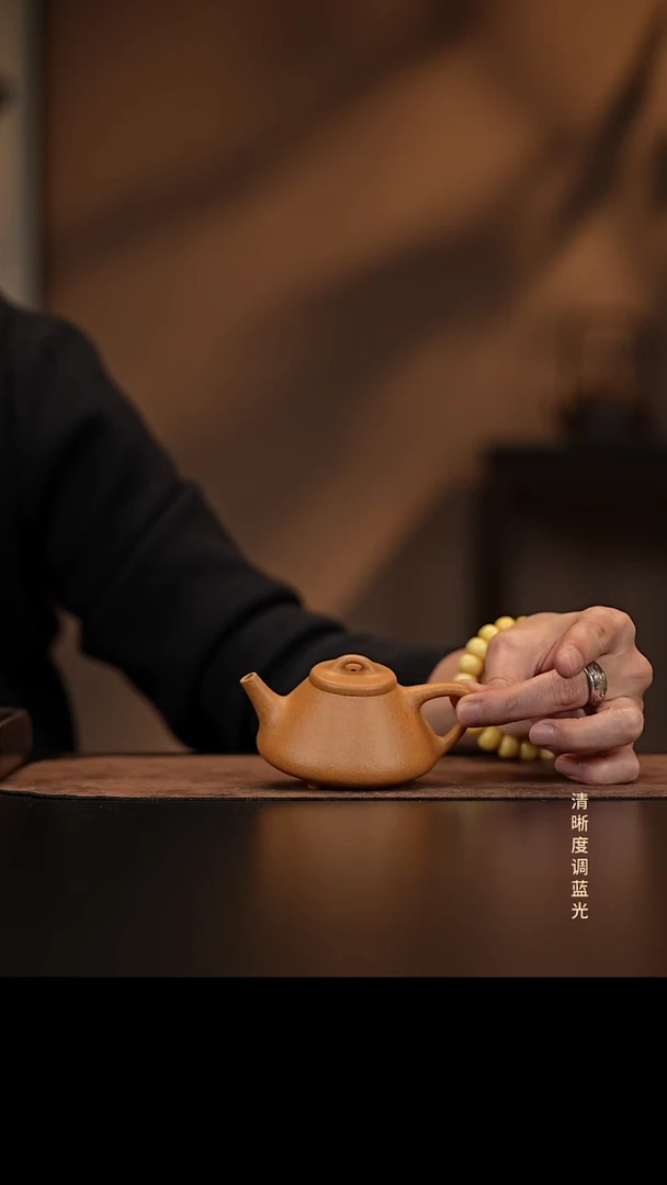 M****u允禾斋 紫砂壶  黄金段 子冶