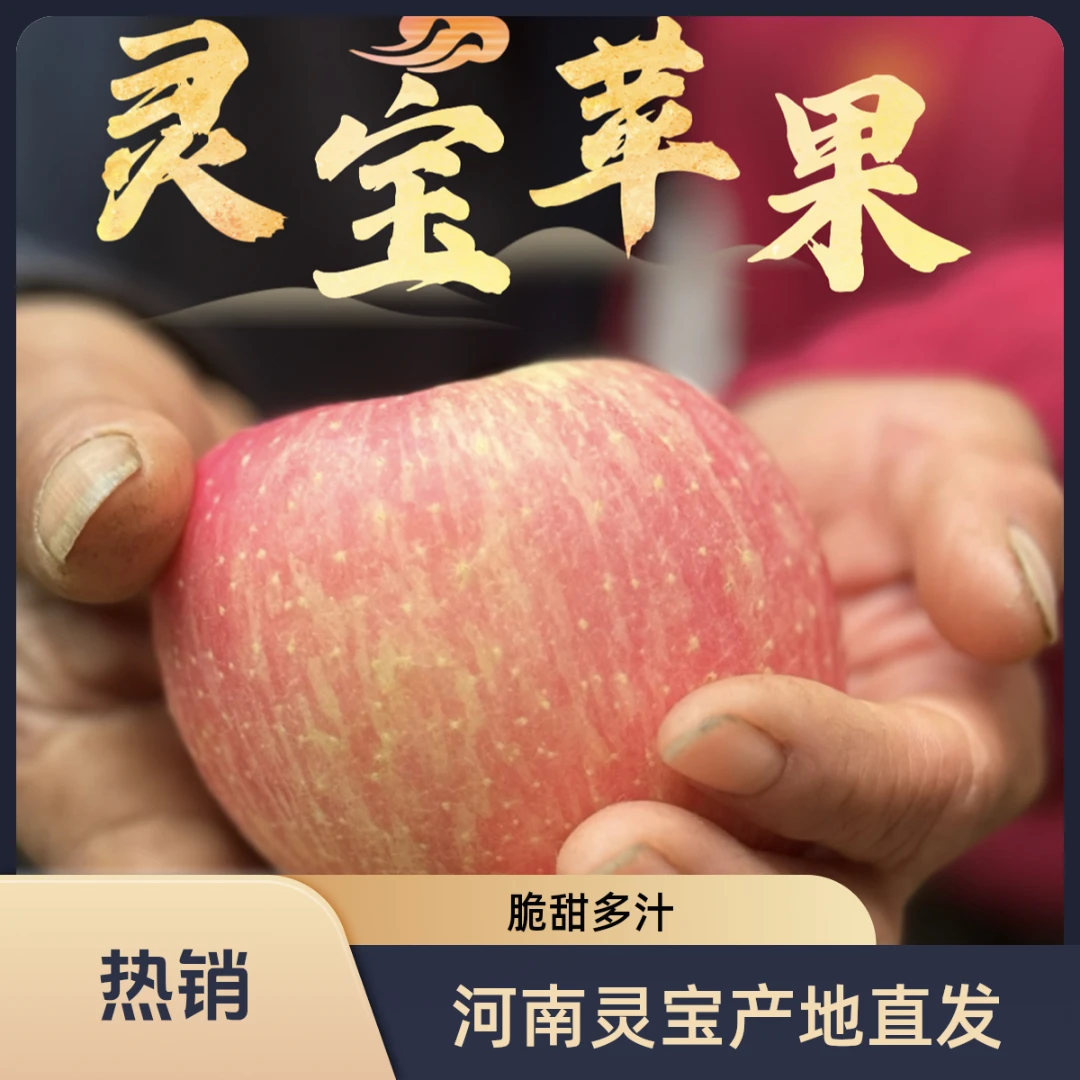 当季红色甜苹果嘎嘣脆现摘现发老人吃的新鲜水果当地产地坏果包赔