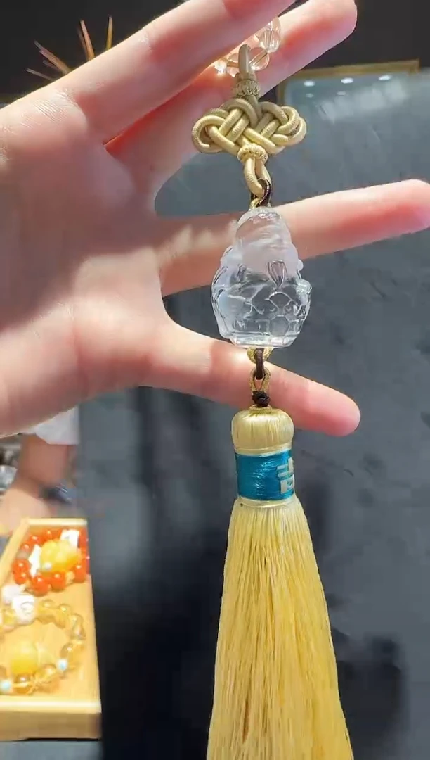 未镶嵌手绳水晶财神