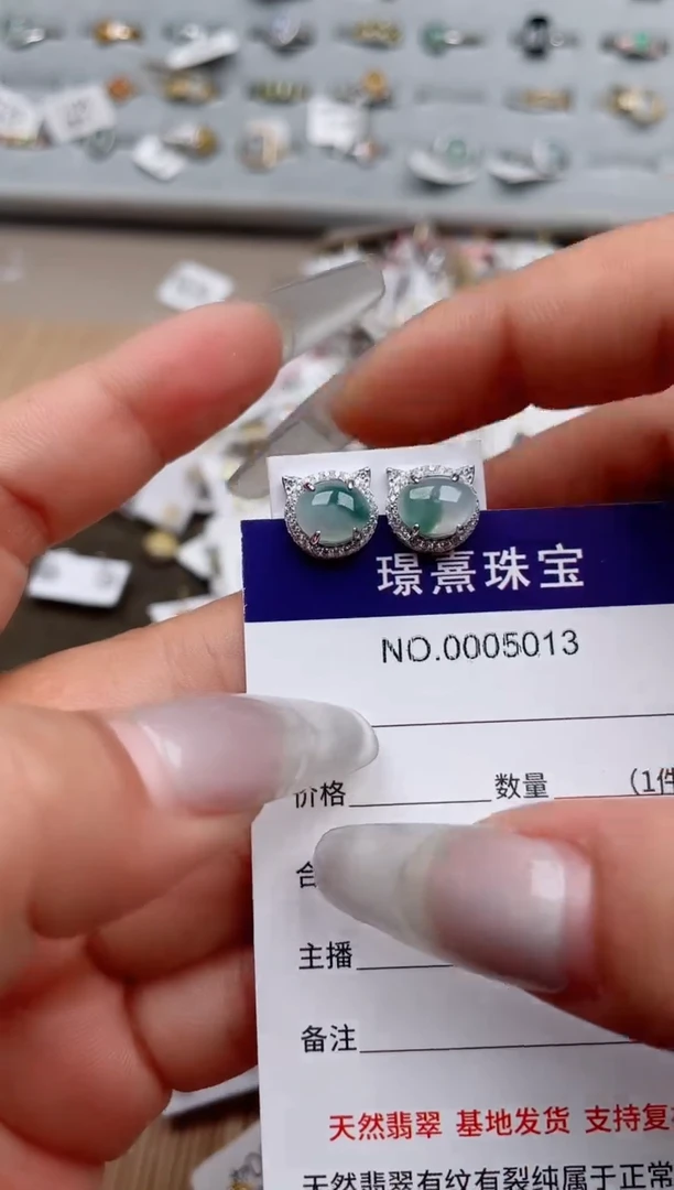 【闪购商品】翡翠戒指银S925镶嵌、