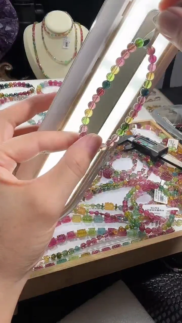 未镶嵌手串碧玺多样性发其一