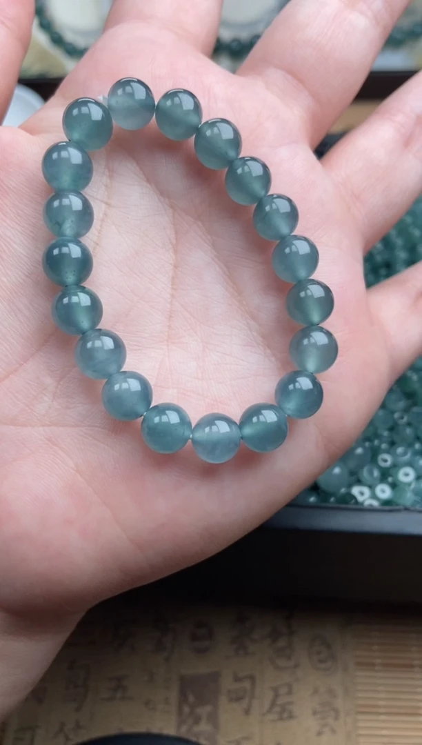 【闪购商品】翡翠手链未镶嵌多样性发货23颗卡8