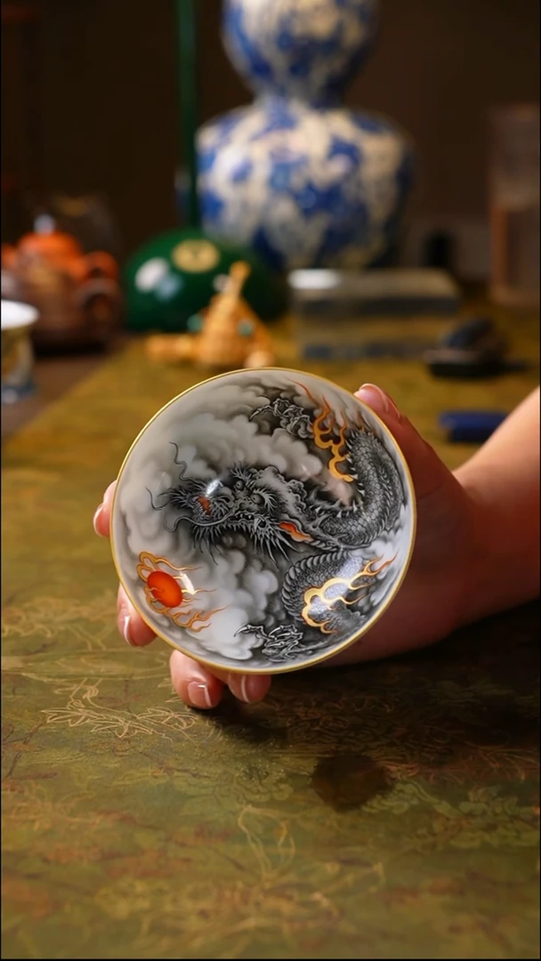 其他精品墨龙普洱杯