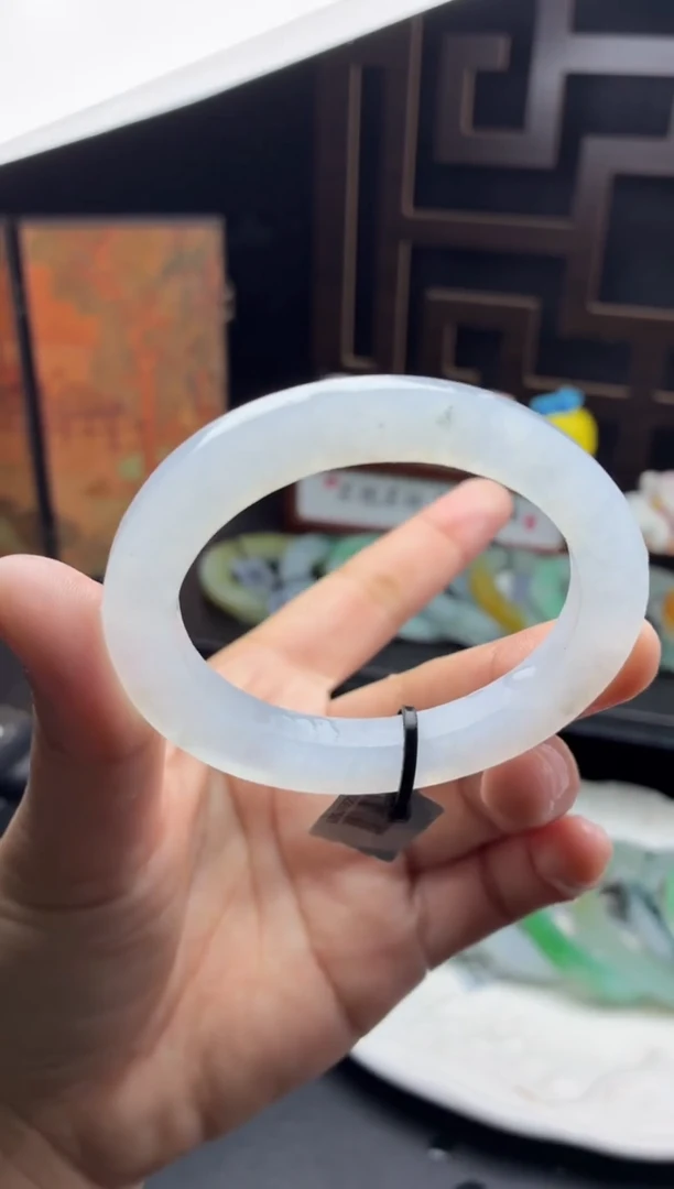 未镶嵌手镯定制翡翠冰冰胶胶特色美美镯51-57贵妃-62