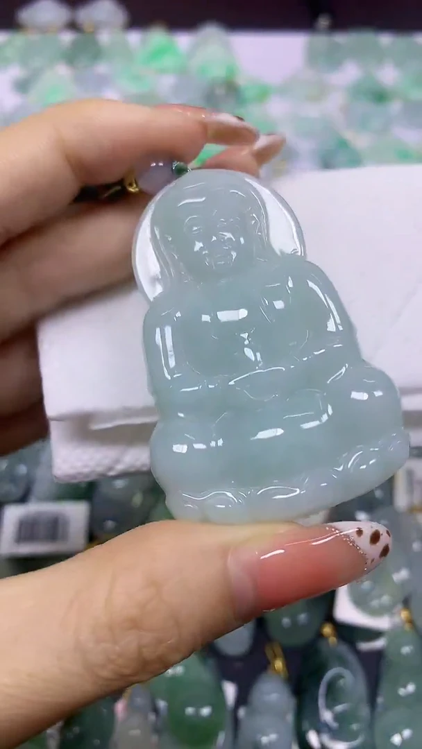 颈饰未镶嵌翡翠天然翡翠A货