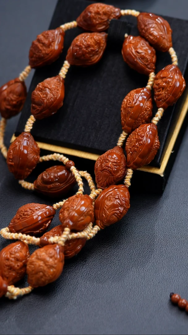 手串橄榄核批**些万佛21