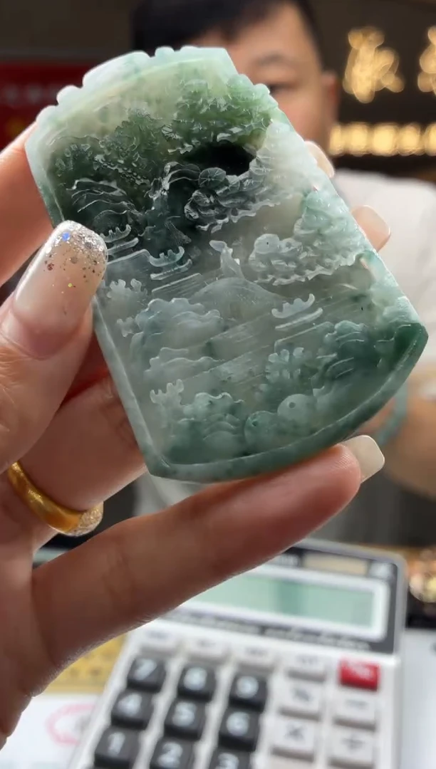未镶嵌定制翡翠七*七BJ0050303