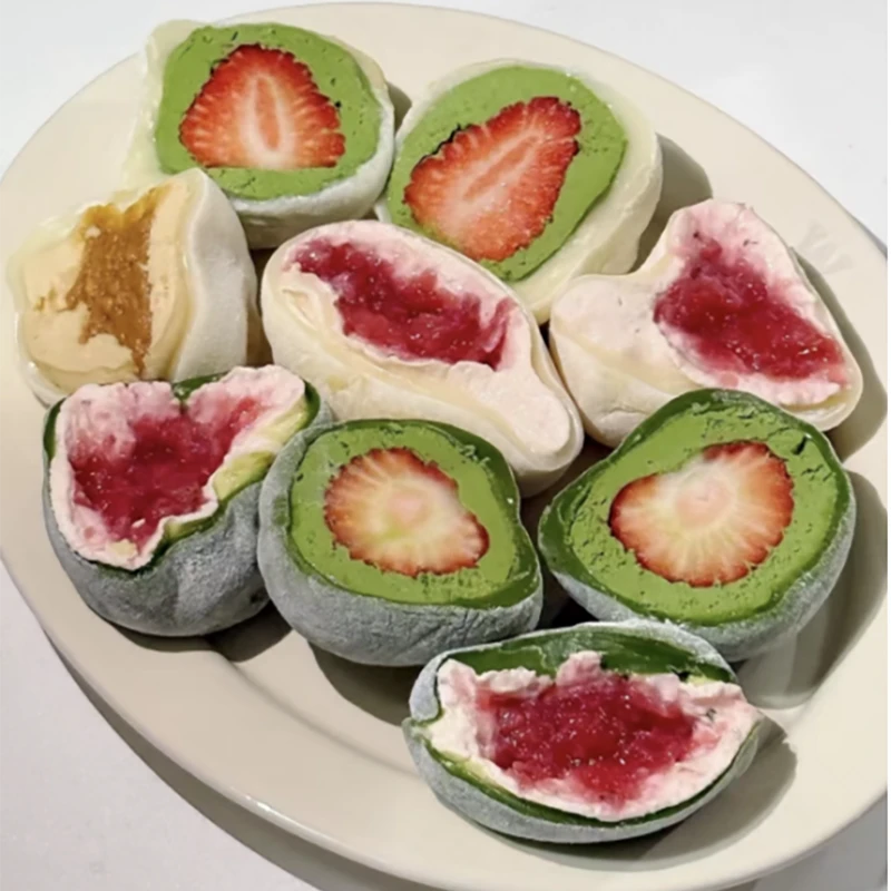 【0蔗糖0面粉】雪媚娘大福