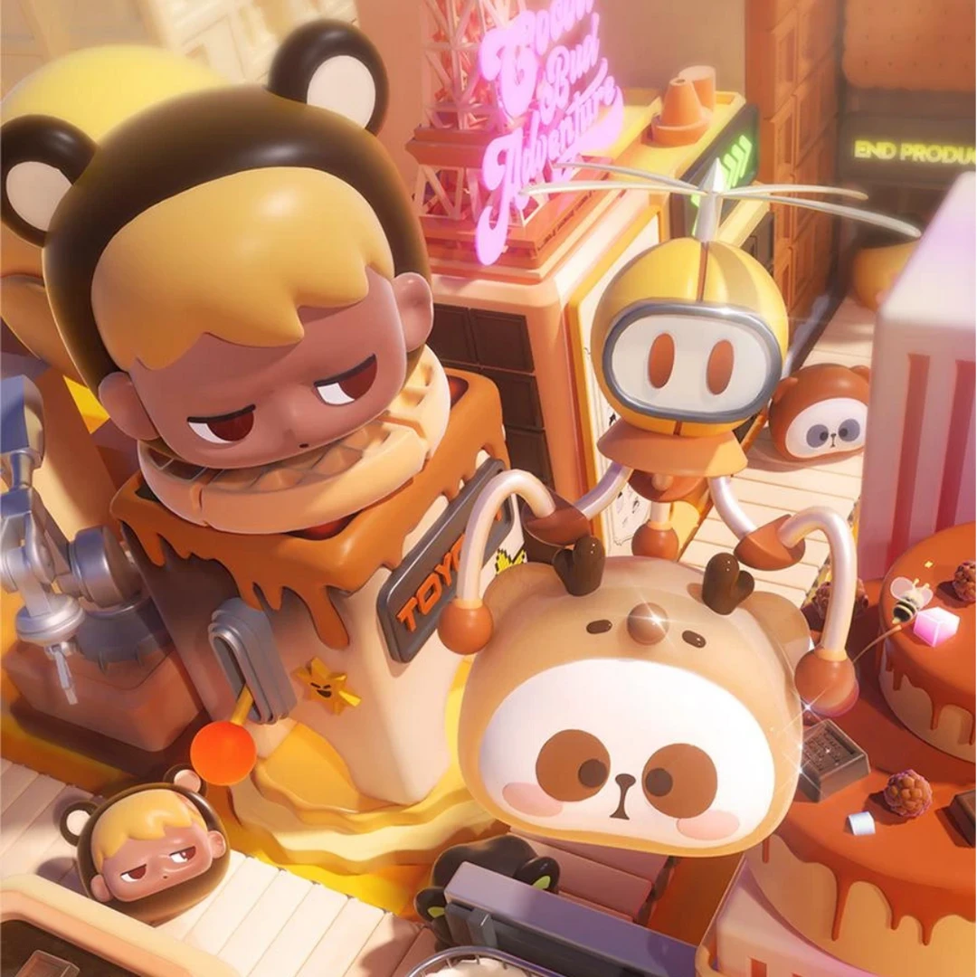 【代拆】可可味蕾奇遇系列贴贴乐萌粒盲盒潮玩摆件礼物