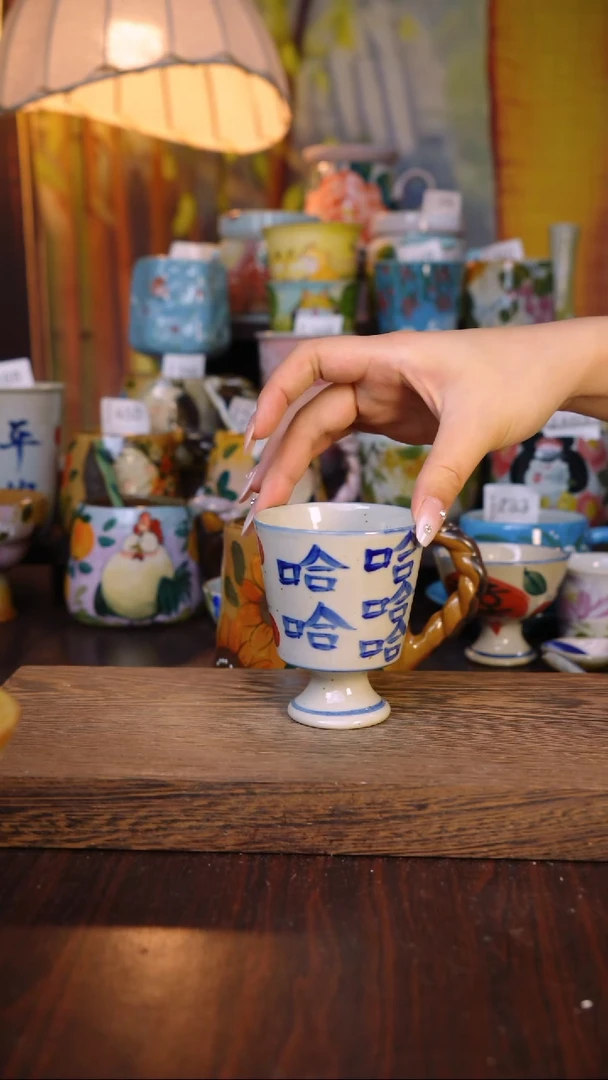 摆件泥垚手作 景德镇手工手绘器物
