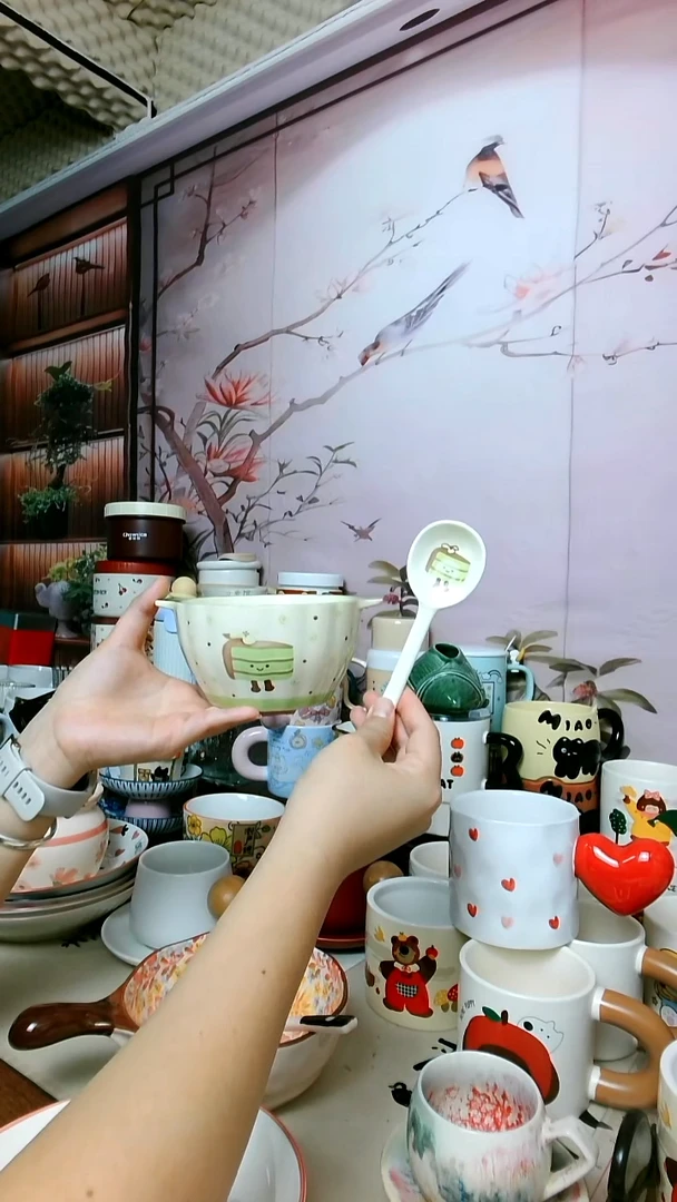 陶【直播福利】一套双耳碗