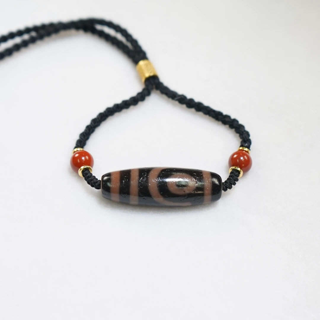 二眼珠珠玛瑙项链