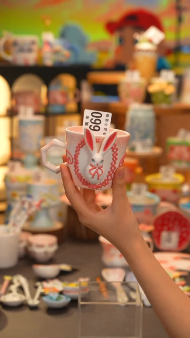 杯子660景德镇陶瓷手工手绘高温釉下彩ty