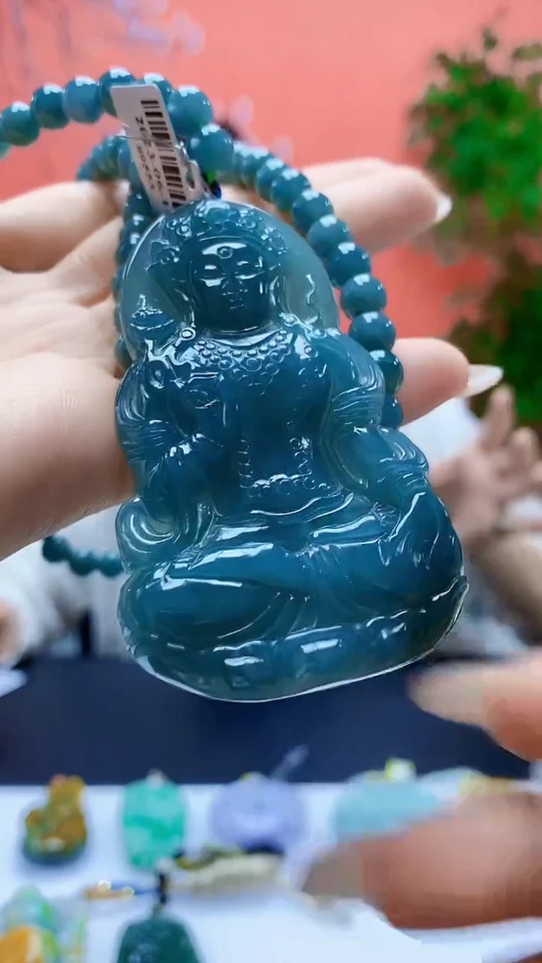 未镶嵌定制翡翠9***_3099ty-毛货挂件