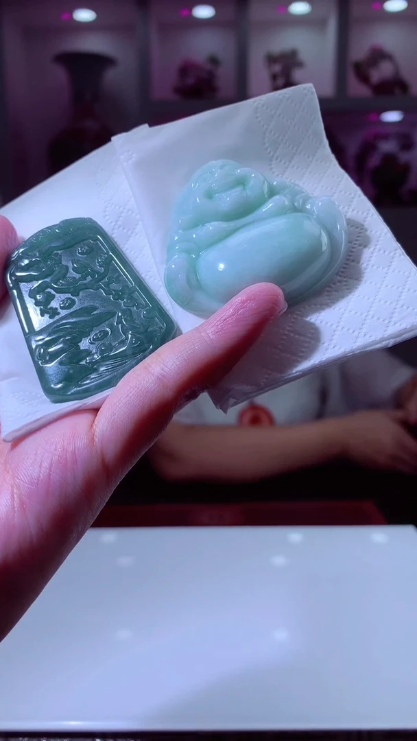 颈饰未镶嵌翡翠挂件发货（拍一发一）