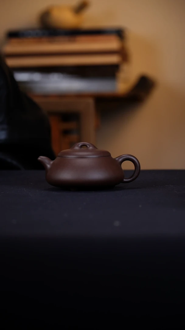 【闪购商品】紫砂茶壶壶 精品紫砂作品矮石瓢