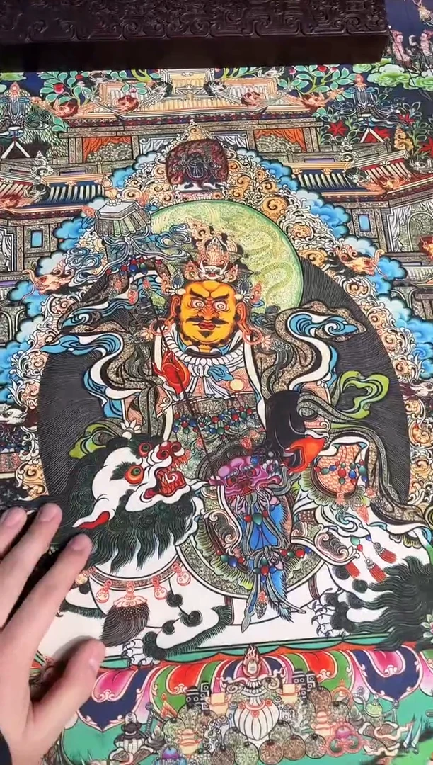 卷轴画曦曦的唐卡tk160