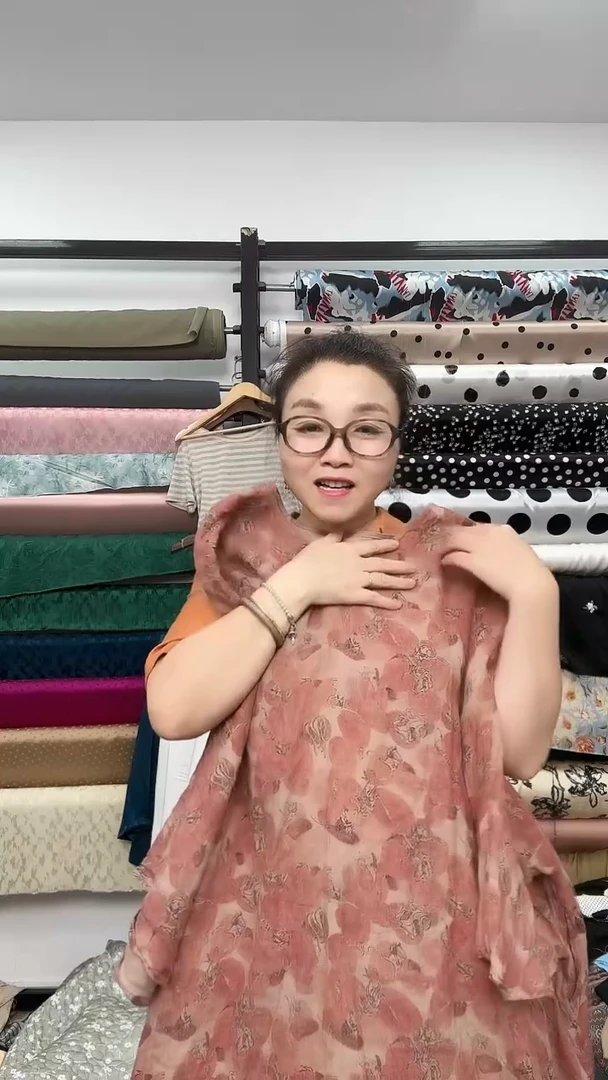 棉平纯麻袍子1件