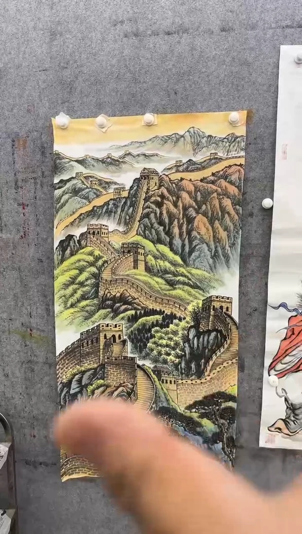 绘画八*绘画Y-王红兵-四尺竖幅-山水画