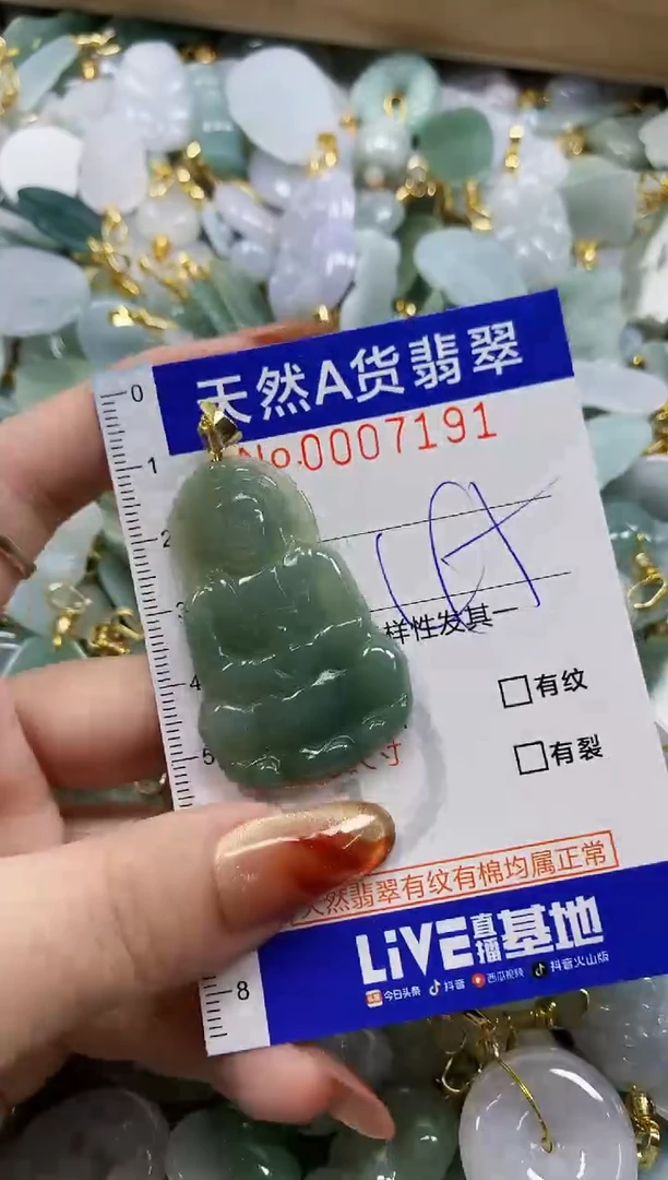 颈饰未镶嵌翡翠天然A货翡翠
