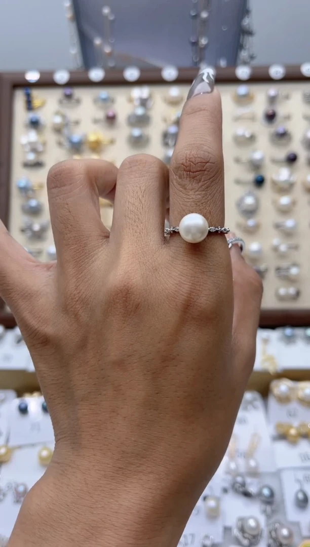 【闪购商品】淡水珍珠戒指合金0.0