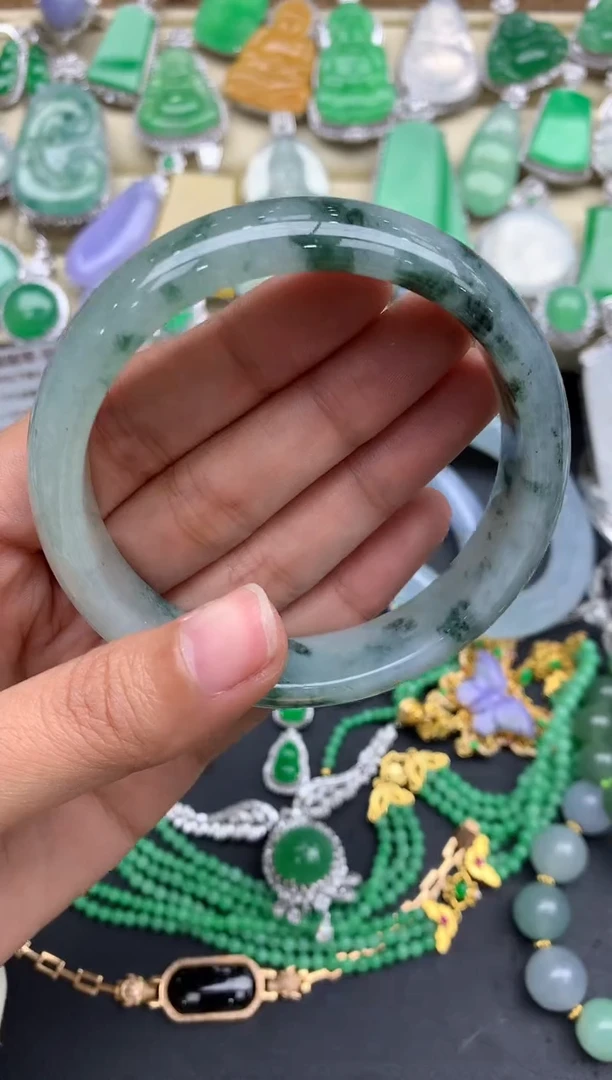 【闪购商品】翡翠手镯未镶嵌80-中国好珍宝