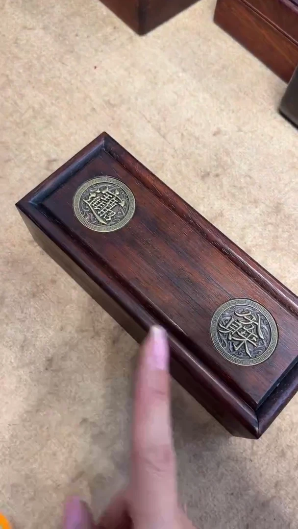 【闪购商品】贡木招财进宝镶嵌线香盒