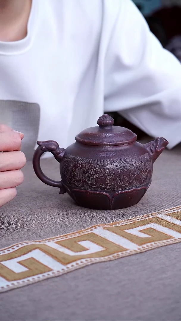 茶壶紫砂宜兴紫砂柴烧