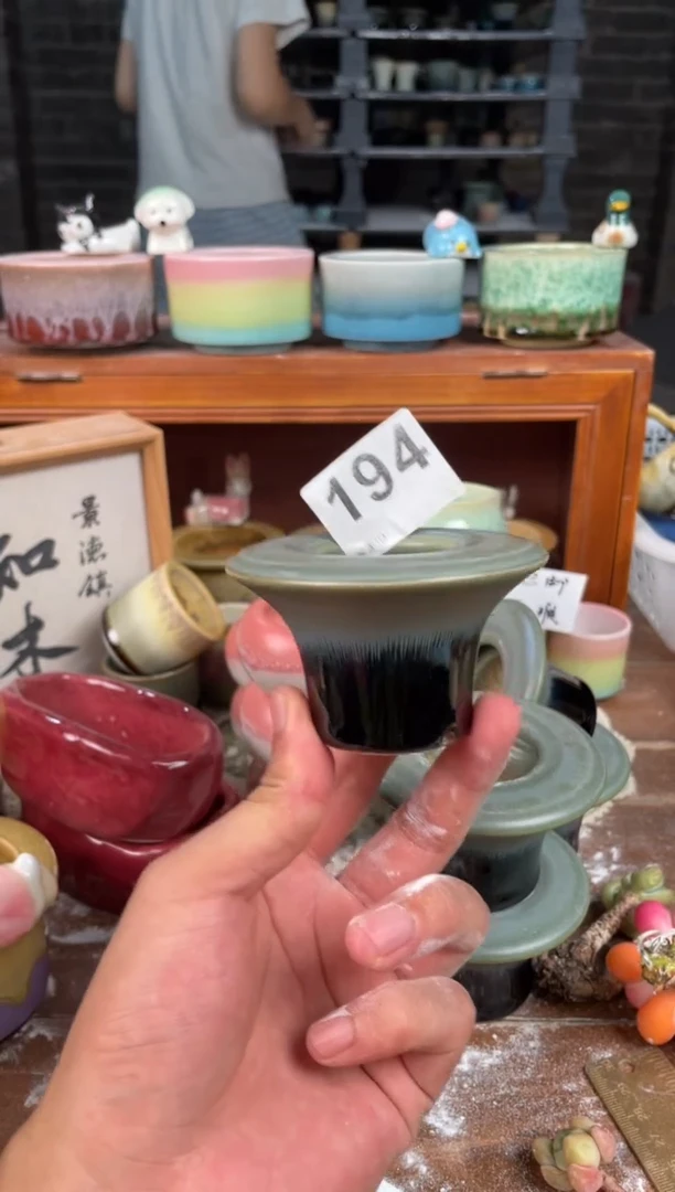 瓷片194知木小芳花盆