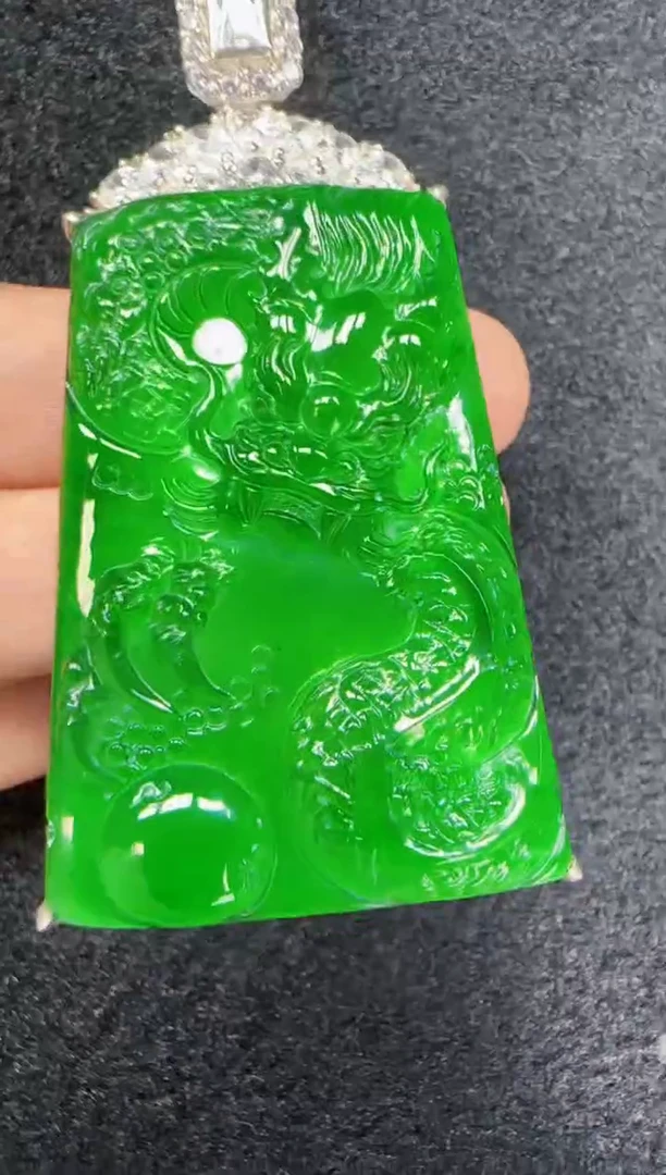 未镶嵌定制翡翠翡翠吊坠122