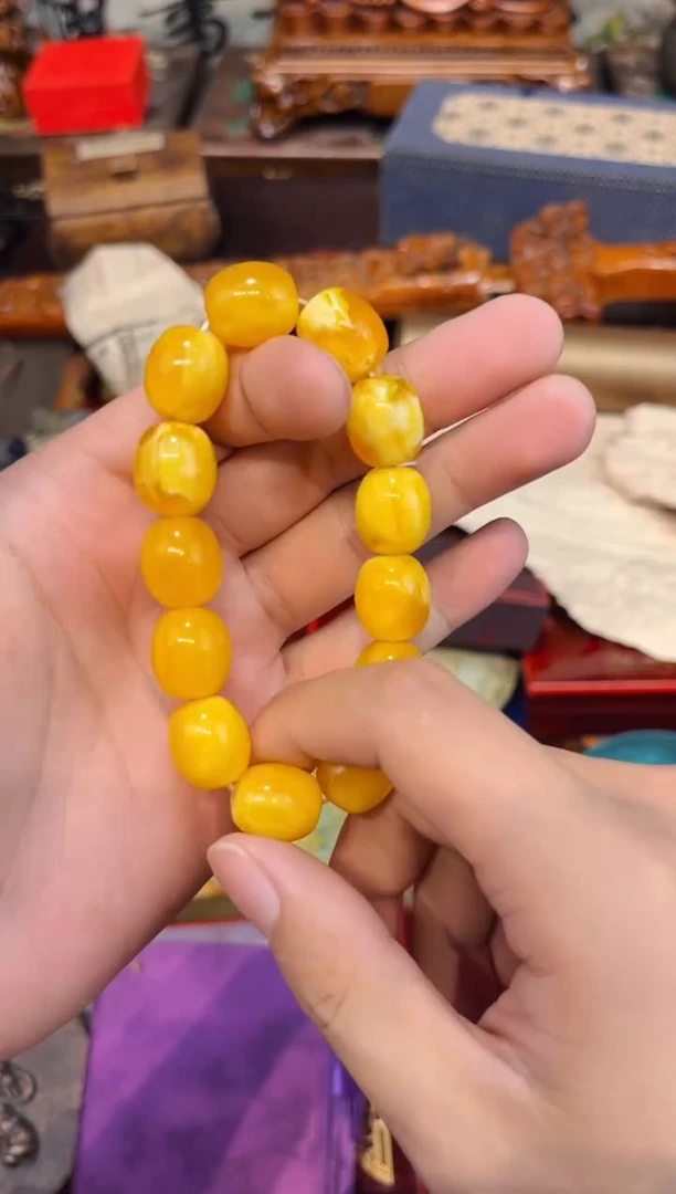 未镶嵌蜜蜡裸石Q刘哥专属高端精品12