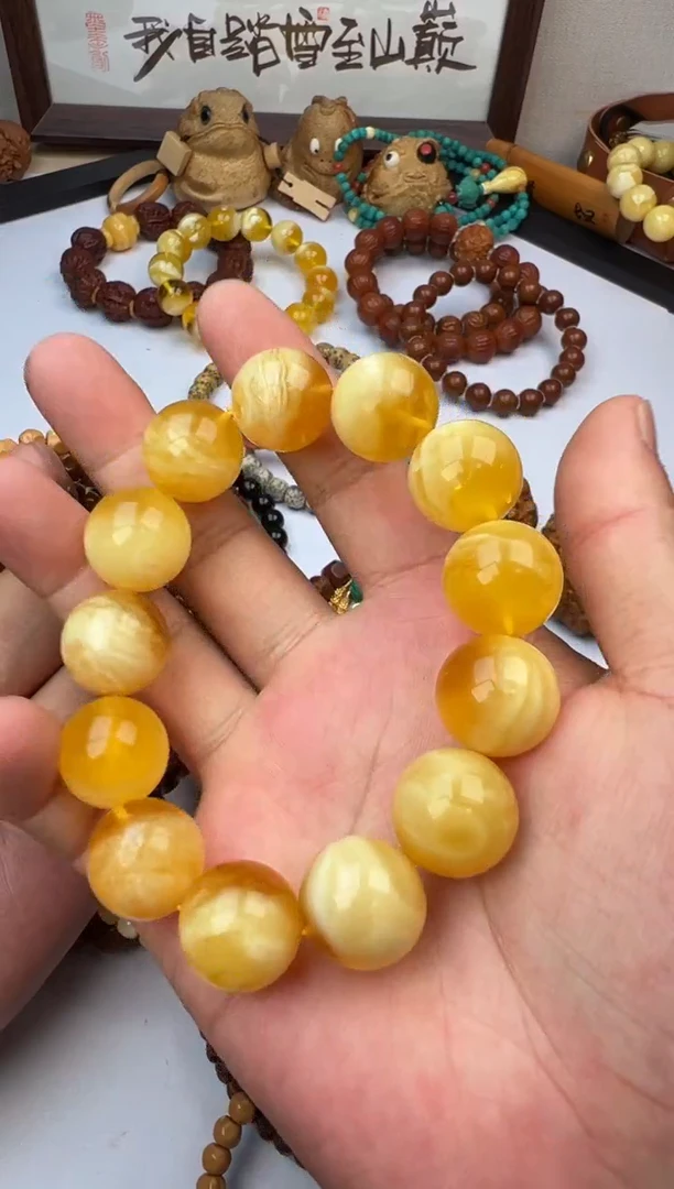 手串蜜蜡未镶嵌蜜蜡手串