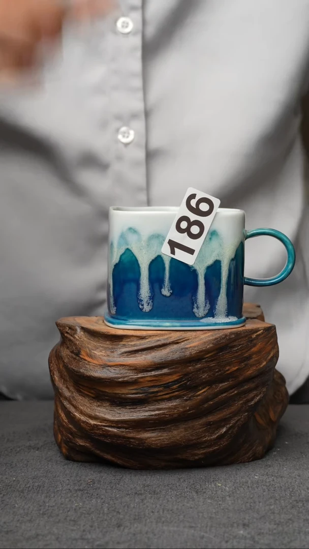 杯子186景德镇手创颜色釉杯（食品级）微瑕