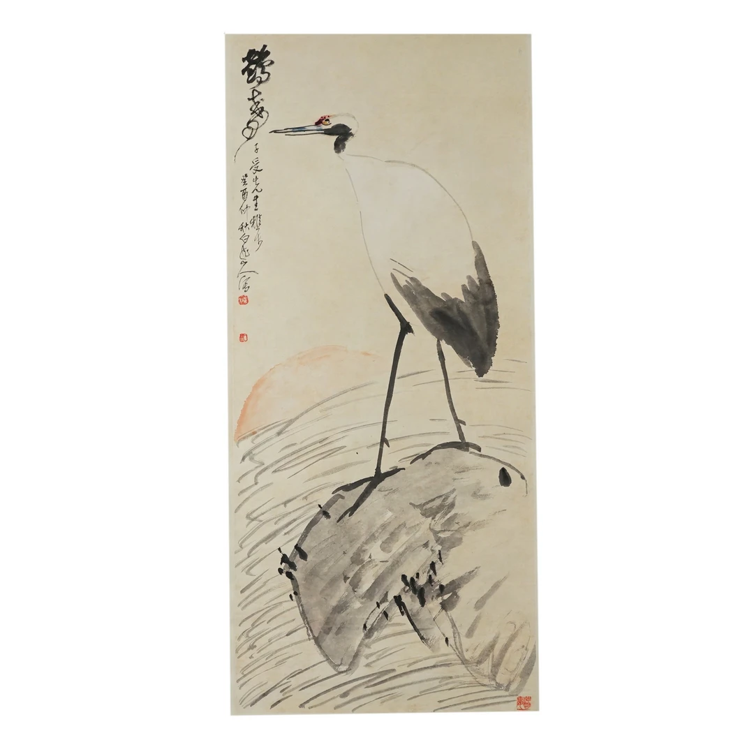 109  王一亭（1867—1938）  近现代  鹤寿图