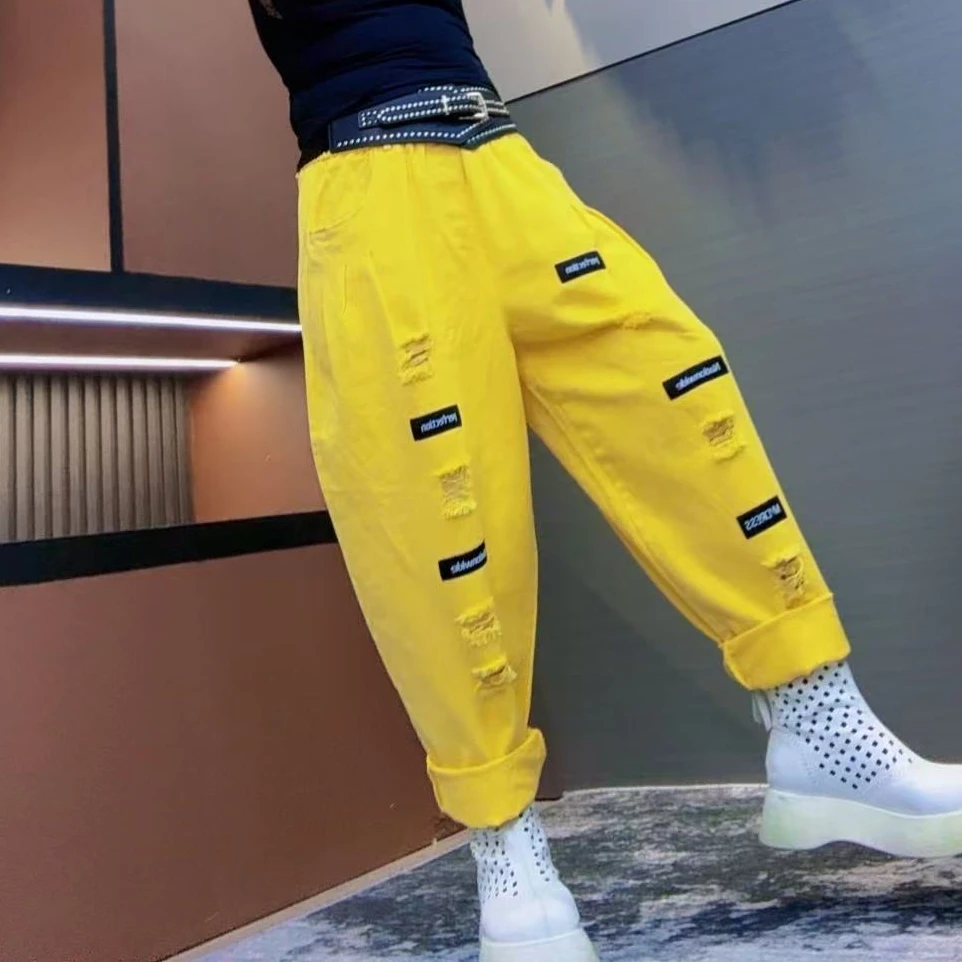 {欧洲站}梦姐同款时尚垮裤