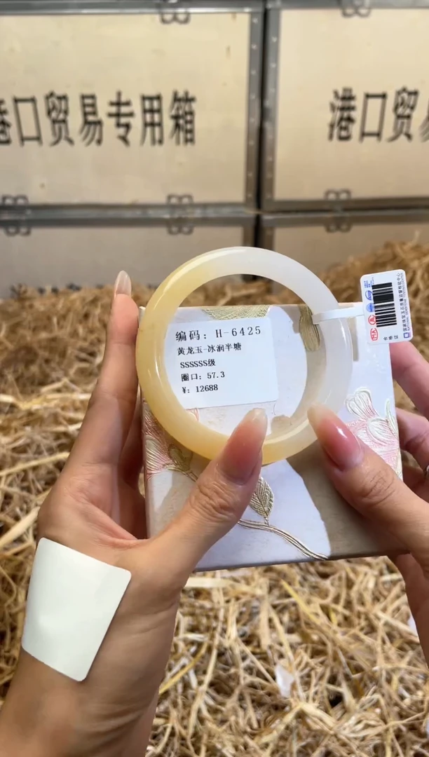 未镶嵌手镯石英质玉H6425