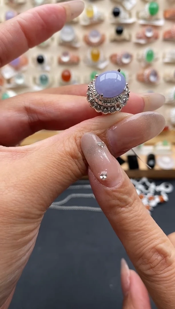 未镶嵌戒指翡翠缅甸天然A货翡翠3 2-