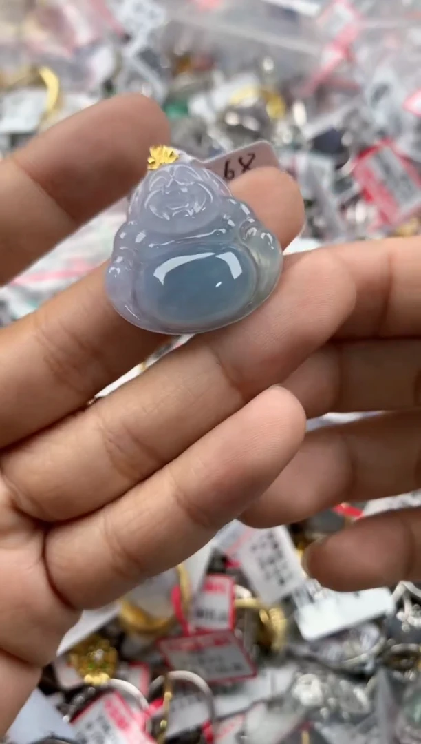 18K金镶嵌戒指翡翠4444-----5