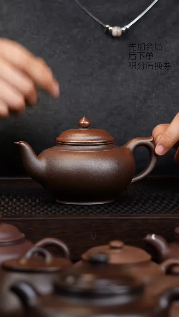 茶壶紫砂匣钵烧点塘笑樱壶