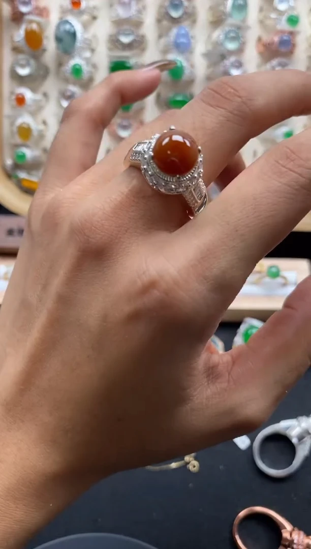 未镶嵌戒指翡翠缅甸天然a货翡翠