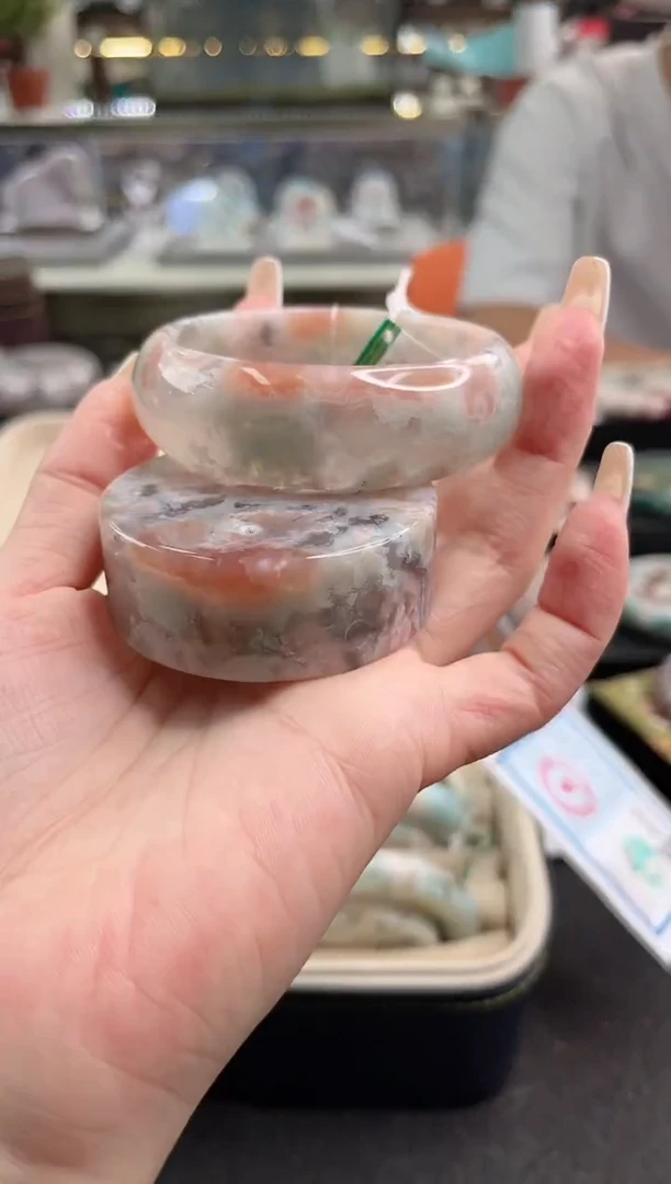 未镶嵌手镯石英质玉尘*丷55圈口（赠品镯心）s906873