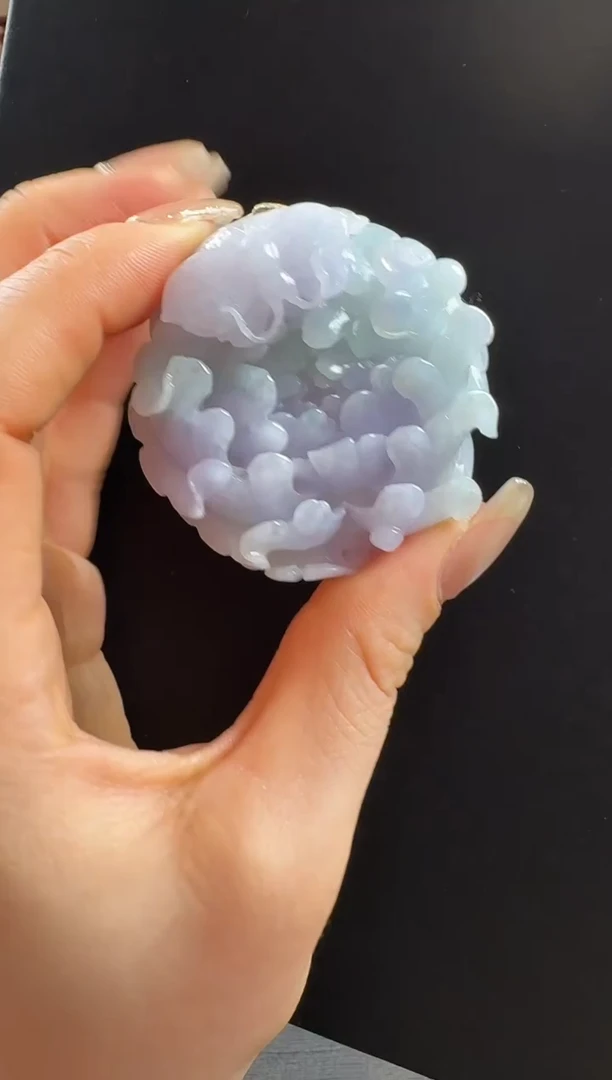 颈饰未镶嵌翡翠花牌