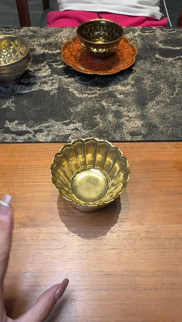 茶盏范泽锋金丝加冠107