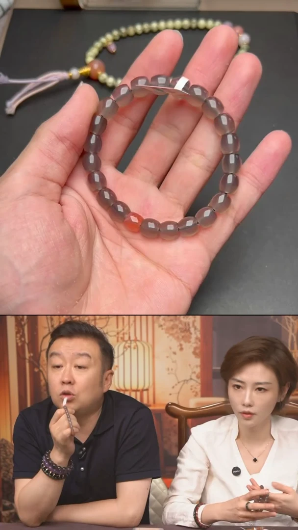 玛瑙/玉髓手串未镶嵌JXZNH0001