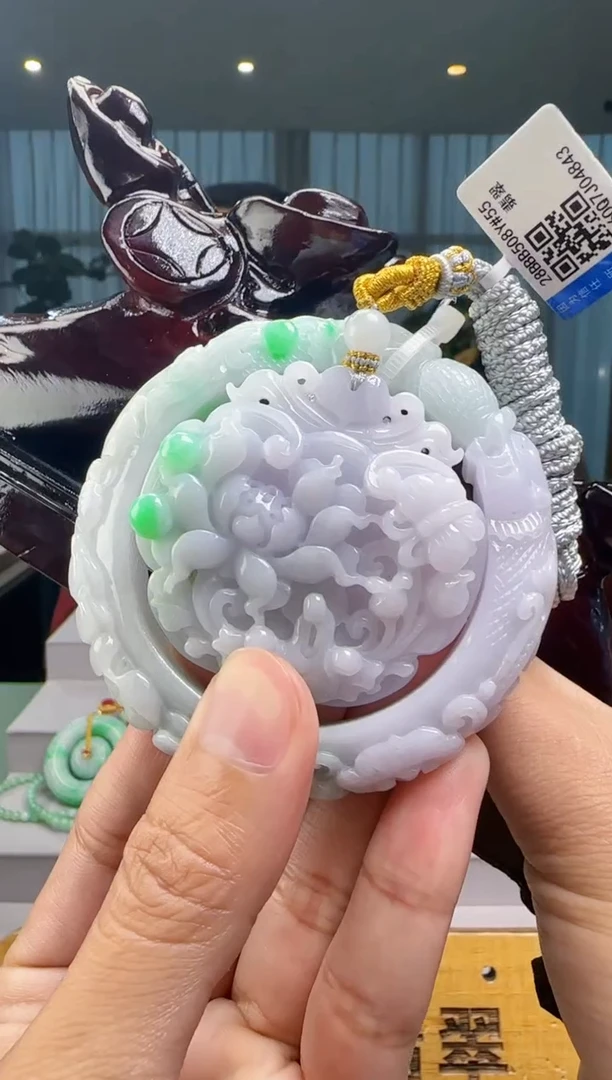 颈饰未镶嵌翡翠一套+配底座XM@@960Q7J04843