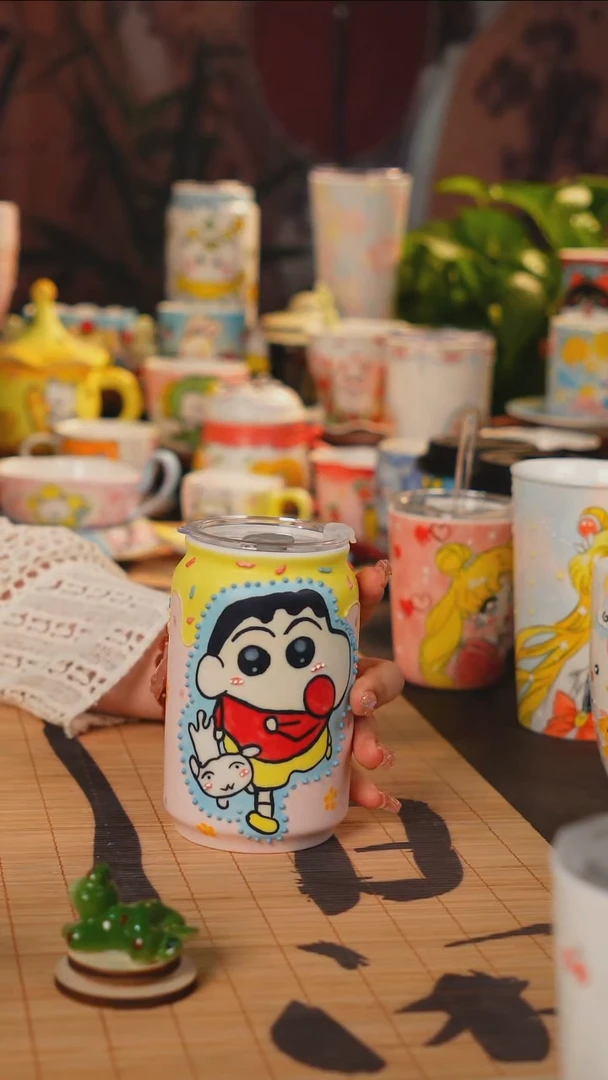 景德镇手工手绘杯